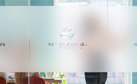 Frosted Window Decals & Lettering