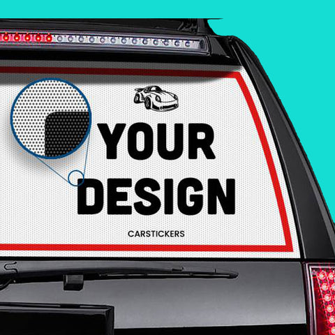Perforated Window Decals